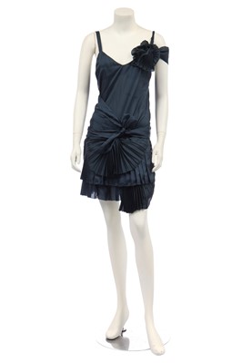 Lot 122 - An Alexander McQueen black jersey dress, probably 'Pantheon as Lecum' collection, Autumn-Winter 2004