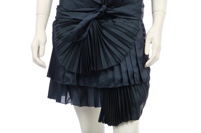 Lot 122 - An Alexander McQueen black jersey dress, probably 'Pantheon as Lecum' collection, Autumn-Winter 2004