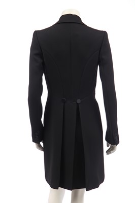 Lot 107 - An Alexander McQueen by Sarah Burton black silk crêpe evening gown, Autumn-Winter 2016-17