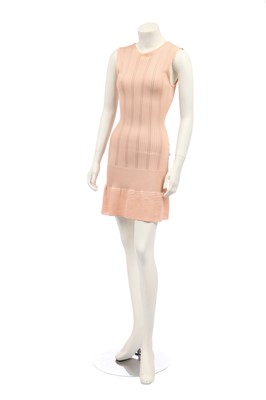 Lot 170 - An Azzedine Alaïa knitted pink silk dress, 2000s