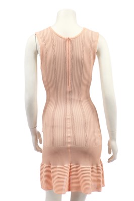 Lot 170 - An Azzedine Alaïa knitted pink silk dress, 2000s