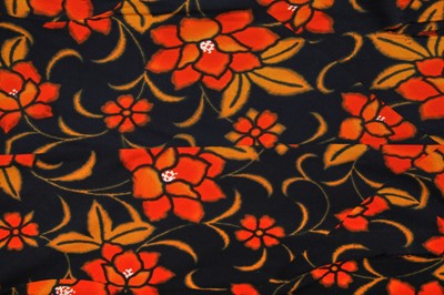 Lot 404 - A Rei Kawakubo for Comme des Garçons tropical floral printed rayon two-piece ensemble, 'Synergy' collection, Autumn-Winter 1993