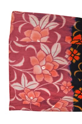 Lot 404 - A Rei Kawakubo for Comme des Garçons tropical floral printed rayon two-piece ensemble, 'Synergy' collection, Autumn-Winter 1993