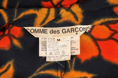 Lot 404 - A Rei Kawakubo for Comme des Garçons tropical floral printed rayon two-piece ensemble, 'Synergy' collection, Autumn-Winter 1993