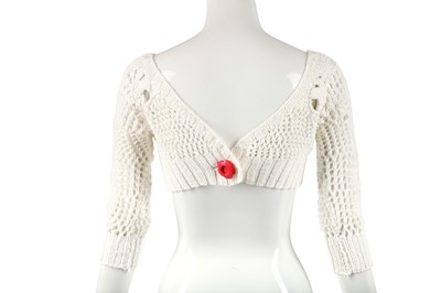 Lot 367 - A BodyMap hand-knitted reversible top, 'Barbee Takes a Trip Around Nature's Cosmic Curves' collection, Spring-Summer 1985