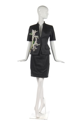 Lot 398 - A Christian Dior by Gianfranco Ferré 'Lily of the Valley' suit, circa 1990
