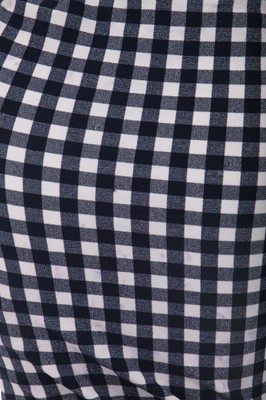 Lot 405 - A Comme des Garçons navy-blue and white stretch gingham dress, 'Body Meets Dress' or 'Bump' collection, Spring-Summer 1997