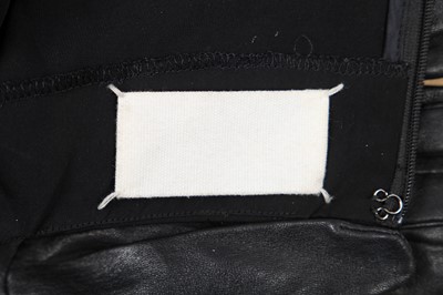 Lot 178 - A Maison Martin Margiela black chiffon dress, Autumn-Winter 2011-12