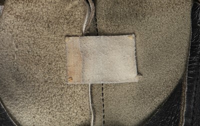 Lot 406 - A Martin Margiela 'Flat' leather jacket and metal hook, Spring-Summer 1998