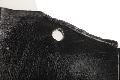 Lot 406 - A Martin Margiela 'Flat' leather jacket and metal hook, Spring-Summer 1998