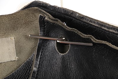 Lot 406 - A Martin Margiela 'Flat' leather jacket and metal hook, Spring-Summer 1998