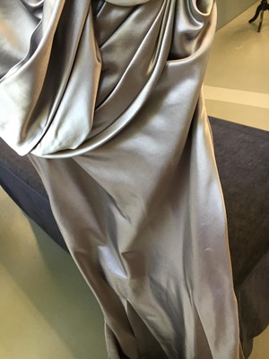 Lot 435 - A Christian Dior by John Galliano grey satin evening gown, Spring-Summer 2008