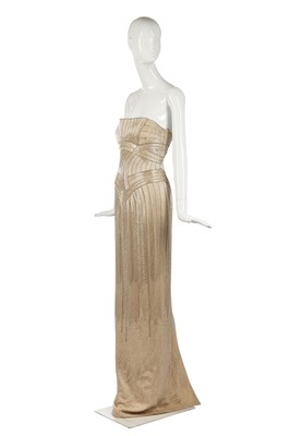 Lot 439 - A Versace bugle-beaded sheath, circa 2006