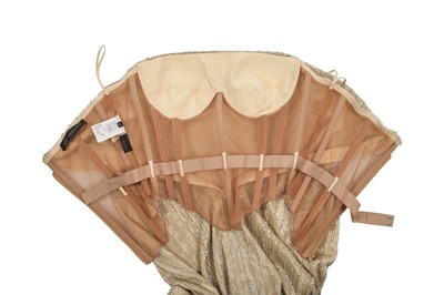 Lot 439 - A Versace bugle-beaded sheath, circa 2006