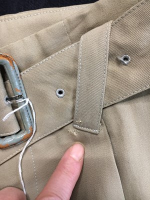 Lot 186 - Two Issey Miyake wool taupe suits, late 1980s-early 1990s