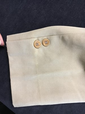 Lot 186 - Two Issey Miyake wool taupe suits, late 1980s-early 1990s