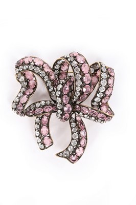 Lot 63 - An Iradj Moini bow-shaped brooch, 1990s,...