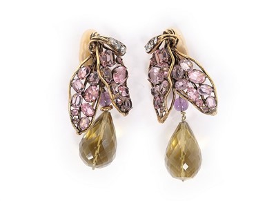 Lot 63 - An Iradj Moini bow-shaped brooch, 1990s,...
