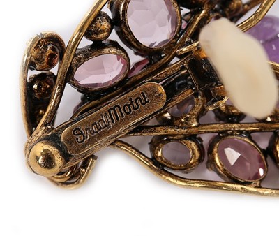 Lot 63 - An Iradj Moini bow-shaped brooch, 1990s,...