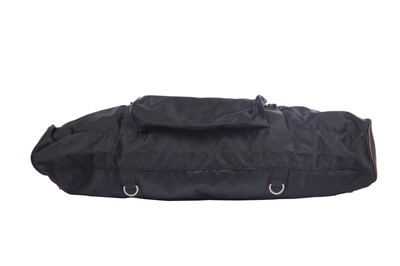 Lot 184 - An Issey Miyake black nylon convertible duffle bag/backpack, probably 1990s