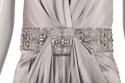 Lot 435 - A Christian Dior by John Galliano grey satin evening gown, 2009