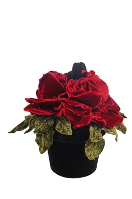 Lot 83 - A Lulu Guinness rose basket bag, circa 1993