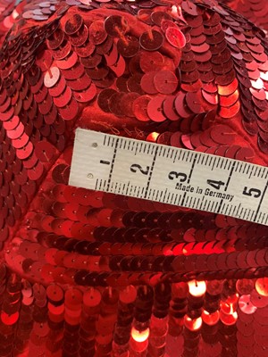 Lot 171 - A Thierry Mugler red sequined bustier, Autumn-Winter 2001-02