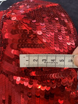Lot 171 - A Thierry Mugler red sequined bustier, Autumn-Winter 2001-02