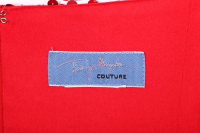 Lot 171 - A Thierry Mugler red sequined bustier, Autumn-Winter 2001-02