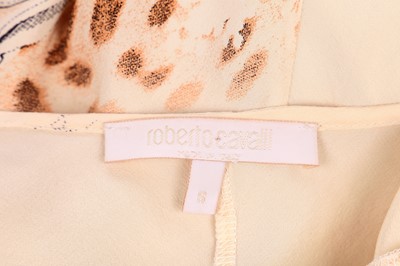 Lot 152 - A Dolce & Gabbana bias-cut leopard and floral printed silk evening gown, 2000s