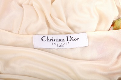 Lot 142 - A Christian Dior by John Galliano floral and leopard print jersey dress, Autumn-Winter 2000-01