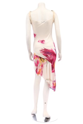 Lot 142 - A Christian Dior by John Galliano floral and leopard print jersey dress, Autumn-Winter 2000-01