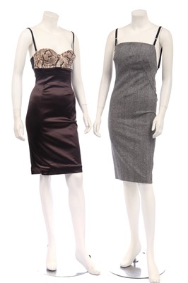 Lot 154 - Two Dolce & Gabbana 'lingerie' dresses, early 2000s