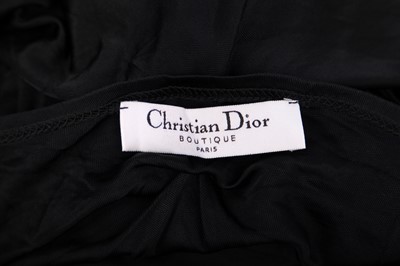 Lot 141 - A Christian Dior by John Galliano black jersey cocktail dress, 'Fetish and Japan' collection, Autumn-Winter 2003-04