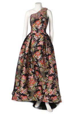 Lot 173 - An Andrew Gn floral brocaded evening gown, Pre-Fall 2019