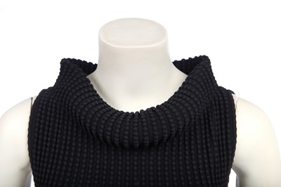 Lot 169 - An Azzedine Alaïa ribbed black viscose dress, modern