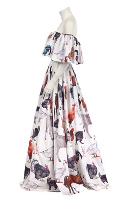 Lot 153 - A Dolce & Gabbana printed cotton gown, modern