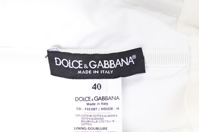 Lot 153 - A Dolce & Gabbana printed cotton gown, modern