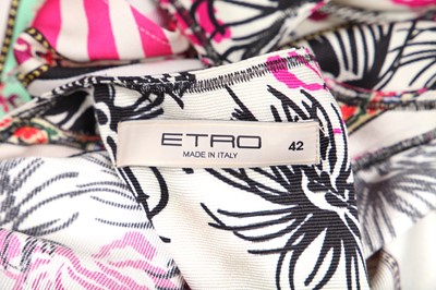 Lot 157 - Two Etro printed silk-blend summer dresses, modern