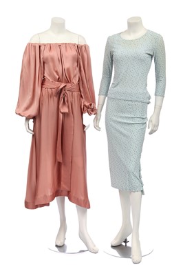 Lot 151 - A group of mainly printed and silk designer fashion, modern