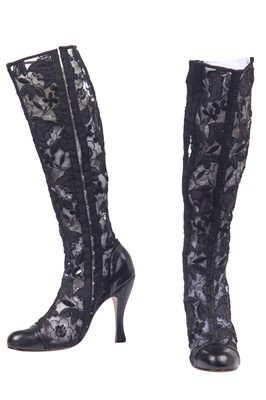 Lot 90 - Caroline Groves handmade boots, modern