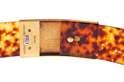 Lot 103 - An Alexander McQueen by Sarah Burton faux-tortoiseshell belt, 'Bee' collection, Spring-Summer 2013