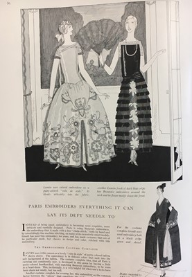 Lot 269 - A Jeanne Lanvin haute couture Robe de Style, 1923