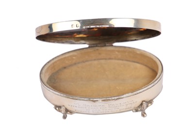 Lot 307 - A silver trinket box presented to Anna Pavlova by her 'English Girls', 1913