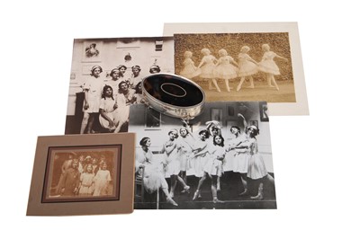 Lot 307 - A silver trinket box presented to Anna Pavlova by her 'English Girls', 1913