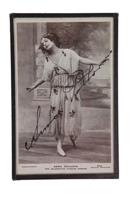 Lot 299 - Two Pavlova autographed postcards