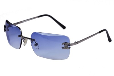 Lot 30 - Two pairs of Chanel sunglasses, 2000s
