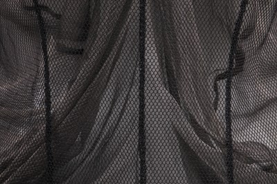 Lot 148 - A rare John Galliano black tulle showpiece 'cloud' tailcoat, 'Empress Josephine Meets Lolita' collection, Spring-Summer 1992