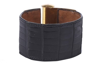 Lot 58 - An Hermès cuff bracelet, probably 1970s