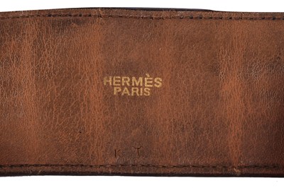 Lot 58 - An Hermès cuff bracelet, probably 1970s